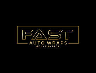 Fast Auto Wraps logo design by MUNAROH