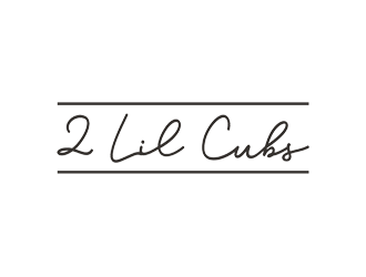 2 Lil Cubs logo design by Rizqy