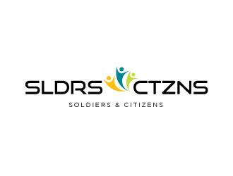 SLDRS   CTZNS (soldiers and citizens) logo design by bayudesain88