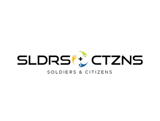SLDRS   CTZNS (soldiers and citizens) logo design by bayudesain88