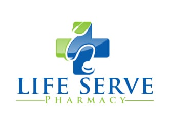 Life Serve Pharmacy logo design by ElonStark