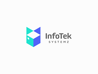 InfoTek Systemz logo design by DuckOn