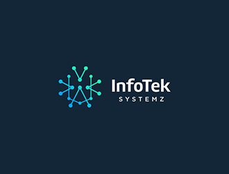 InfoTek Systemz logo design by DuckOn