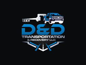 D&D Transportation & Recovery, LLC logo design by Rizqy