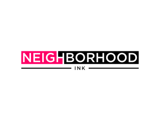 Neighborhood Ink logo design by p0peye