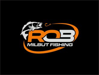 Rob Milbut Fishing logo design by josephira