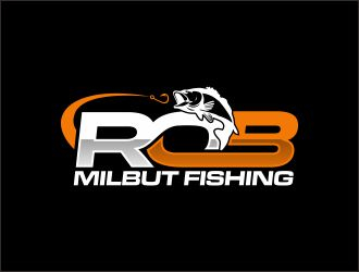 Rob Milbut Fishing logo design by josephira