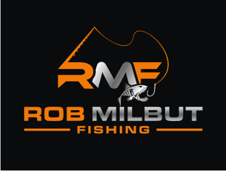 Rob Milbut Fishing logo design by Artomoro