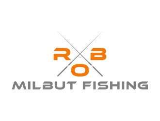 Rob Milbut Fishing logo design by salis17