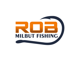 Rob Milbut Fishing logo design by Kruger