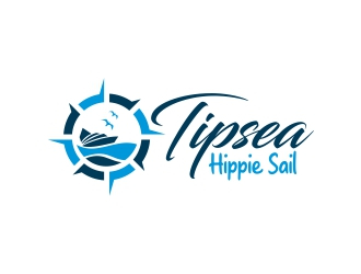 Tipsea Hippie Sail logo design by cikiyunn