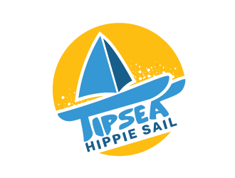 Tipsea Hippie Sail logo design by Bl_lue