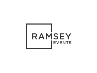 RAMSEY EVENTS  logo design by bombers