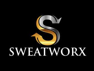 SWEATWORX  logo design by ElonStark