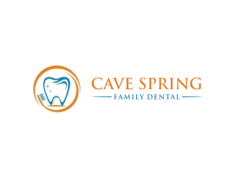 Cave Spring Family Dental logo design by Barkah