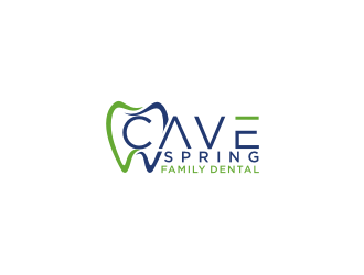 Cave Spring Family Dental logo design by Artomoro