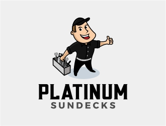 Platinum Sundecks logo design by Alfatih05