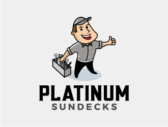 Platinum Sundecks logo design by Alfatih05