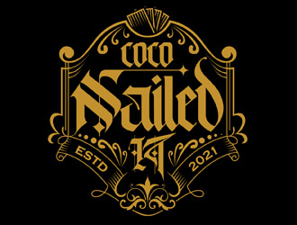 Coco Nailed It logo design by DreamLogoDesign