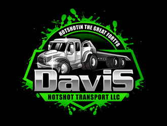 DaviS HotShot Transport LLC logo design by DreamLogoDesign