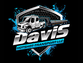 DaviS HotShot Transport LLC logo design by DreamLogoDesign