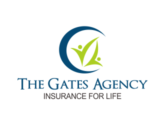 The Gates Agency logo design by Greenlight