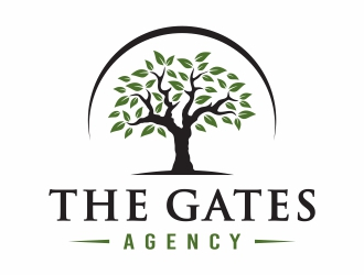 The Gates Agency logo design by Mardhi