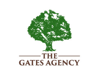 The Gates Agency logo design by aryamaity