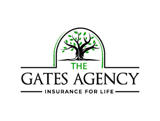 The Gates Agency logo design by MonkDesign