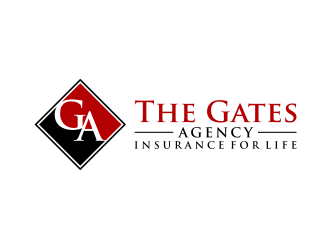 The Gates Agency logo design by puthreeone