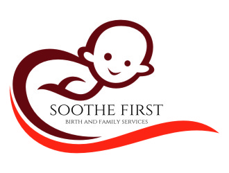 Soothe First Birth and Family Services logo design by jetzu