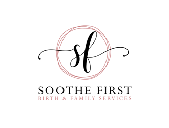 Soothe First Birth and Family Services logo design by ingepro