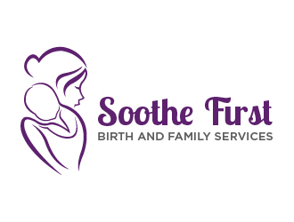 Soothe First Birth and Family Services logo design by cybil