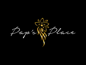 Pap’s Place  logo design by GassPoll