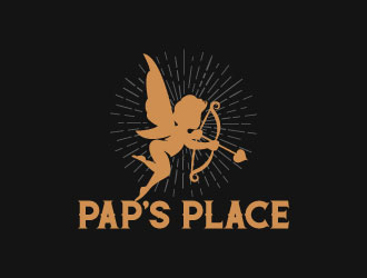 Pap’s Place  logo design by aryamaity