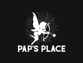 Pap’s Place  logo design by aryamaity