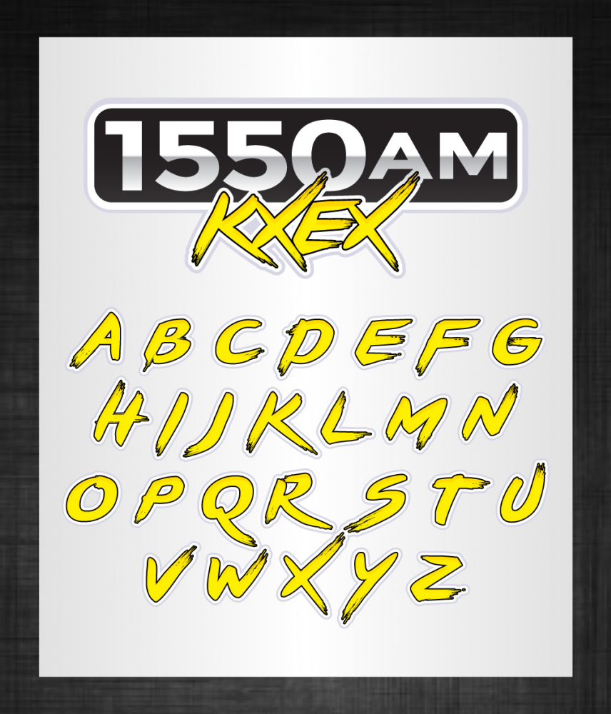 TalkRadio 1550 KXEX logo design by LogOExperT