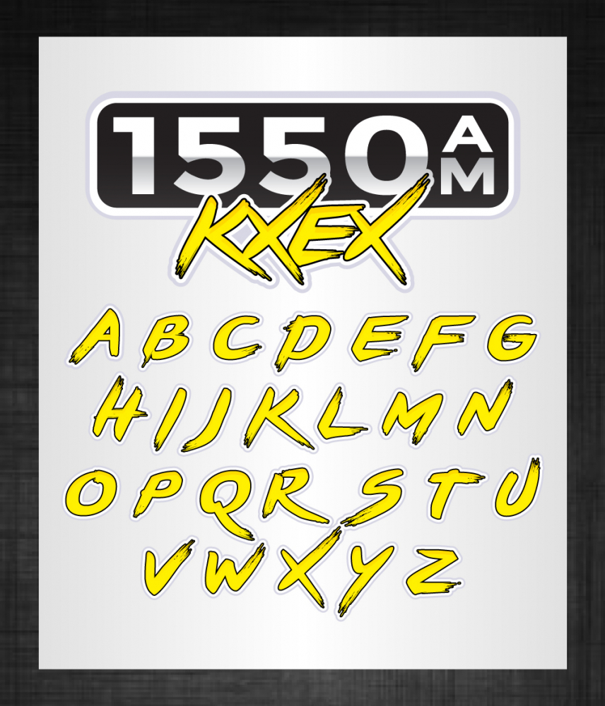 TalkRadio 1550 KXEX logo design by LogOExperT