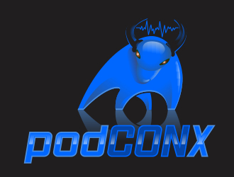 podconx logo design by rokenrol