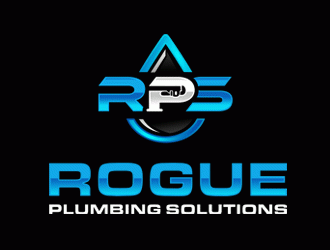 Rogue Plumbing Solutions logo design by Bananalicious
