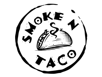 Smoke n Taco  logo design by adm3