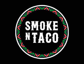 Smoke n Taco  logo design by Bananalicious