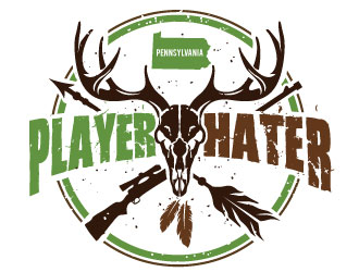 Player H8ter  logo design by REDCROW