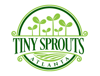 Tiny Sprouts Atlanta logo design by jaize