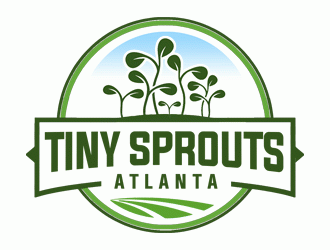 Tiny Sprouts Atlanta logo design by Bananalicious