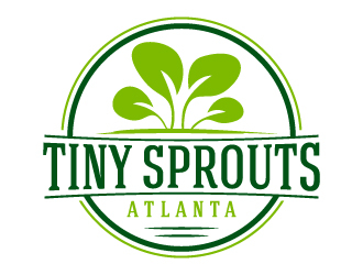Tiny Sprouts Atlanta logo design by akilis13