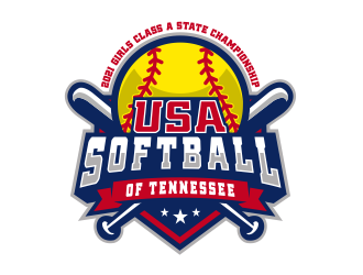 USA Softball of Tennessee logo design by jm77788