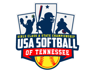USA Softball of Tennessee logo design by MUSANG