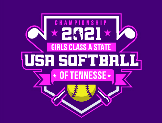 USA Softball of Tennessee logo design by ORPiXELSTUDIOS