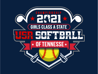 USA Softball of Tennessee logo design by ORPiXELSTUDIOS